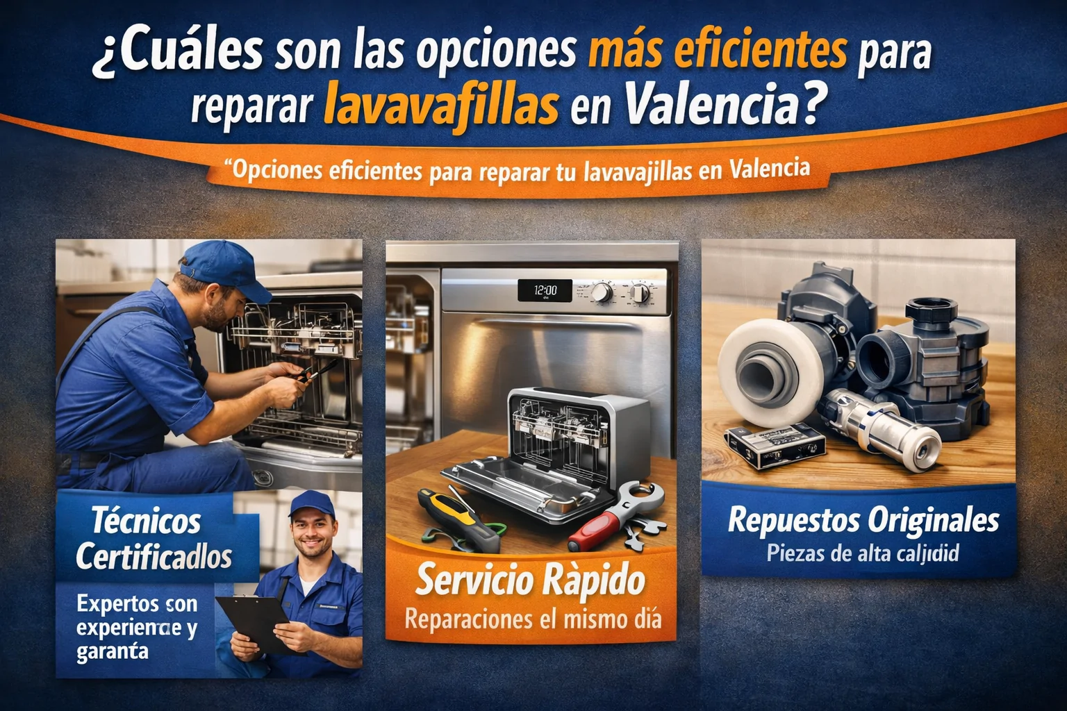 Cuales son las opciones mas eficientes para reparar lavavajillas Valencia - &iquest;Cu&aacute;les son las opciones m&aacute;s eficientes para reparar lavavajillas en Valencia?