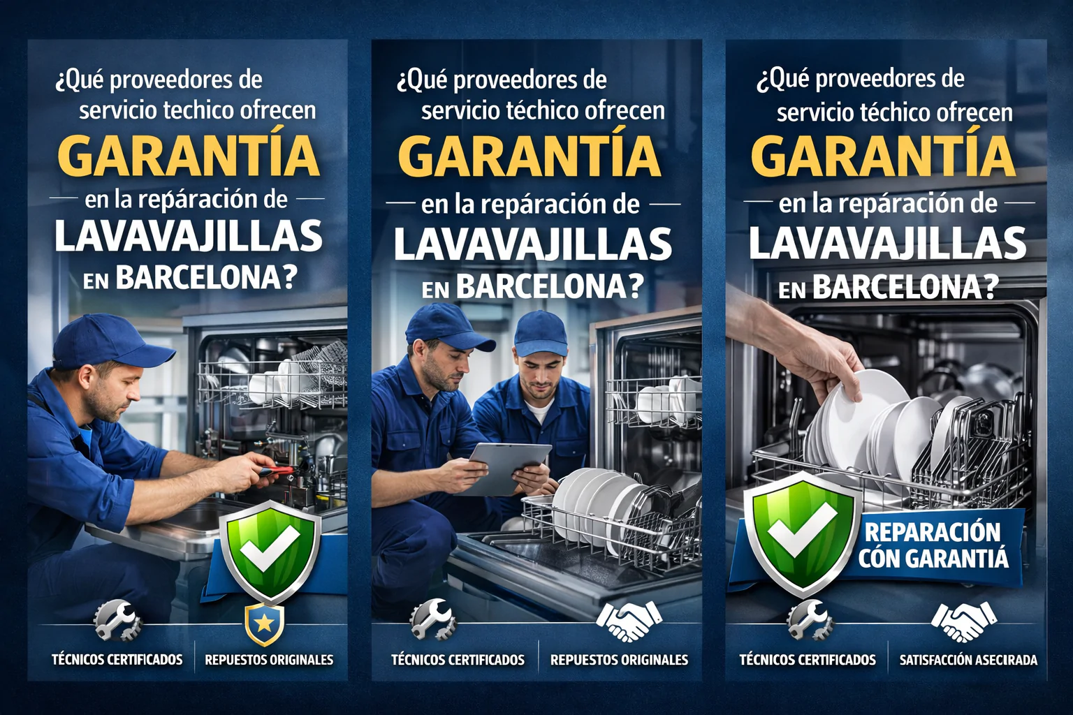 ¿Qué proveedores de servicio técnico ofrecen garantía en la reparación de lavavajillas en Barcelona? Que proveedores de servicio tecnico ofrecen garantia en la reparacion de lavavajillas en Barcelona - ¿Qué proveedores de servicio técnico ofrecen garantía en la reparación de lavavajillas en Barcelona?