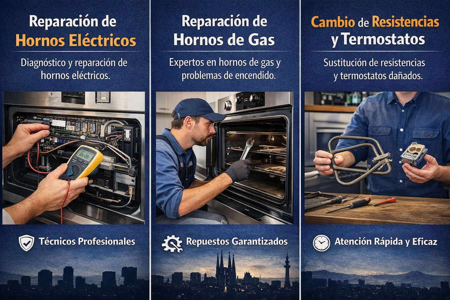 Que servicios de reparacion de hornos son mas recomendados - &iquest;Qu&eacute; servicios de reparaci&oacute;n de hornos son m&aacute;s recomendados en Barcelona?