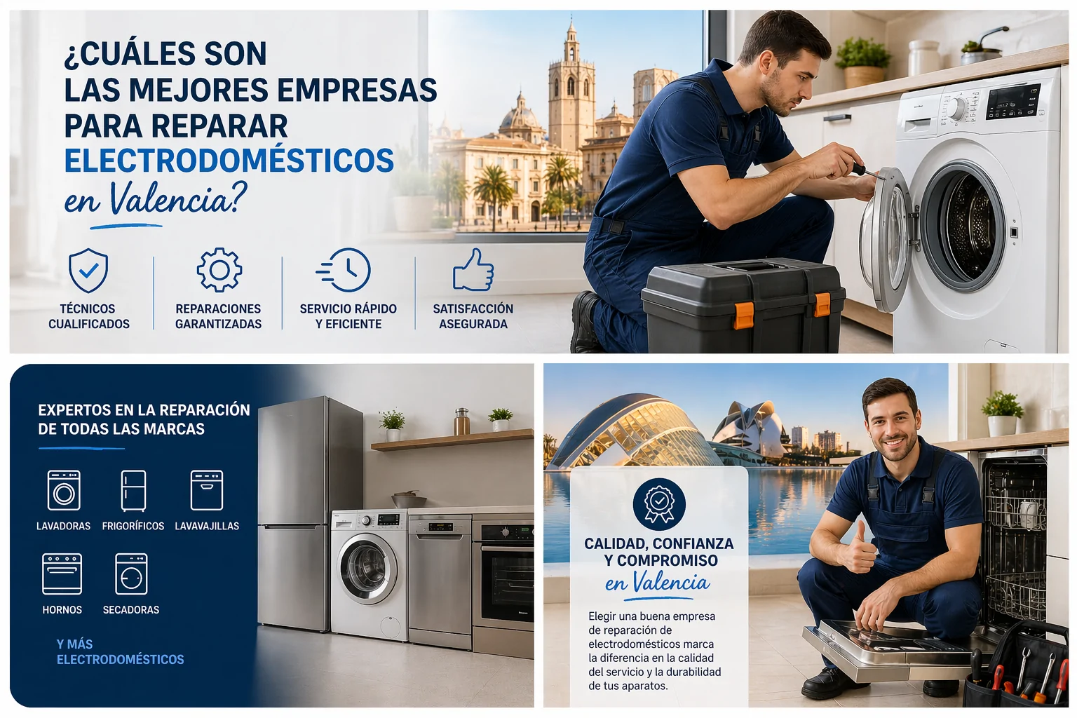 Cuales son las mejores empresas para reparar electrodomesticos - &iquest;Cu&aacute;les son las mejores empresas para reparar electrodom&eacute;sticos en Valencia?