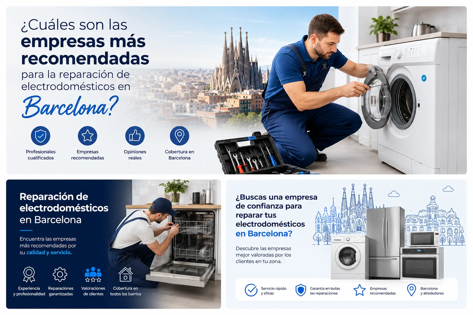 Cuales son las empresas mas recomendadas para la reparacion de electrodomesticos Barcelona - &iquest;Cu&aacute;les son las empresas m&aacute;s recomendadas para la reparaci&oacute;n de electrodom&eacute;sticos en Barcelona?