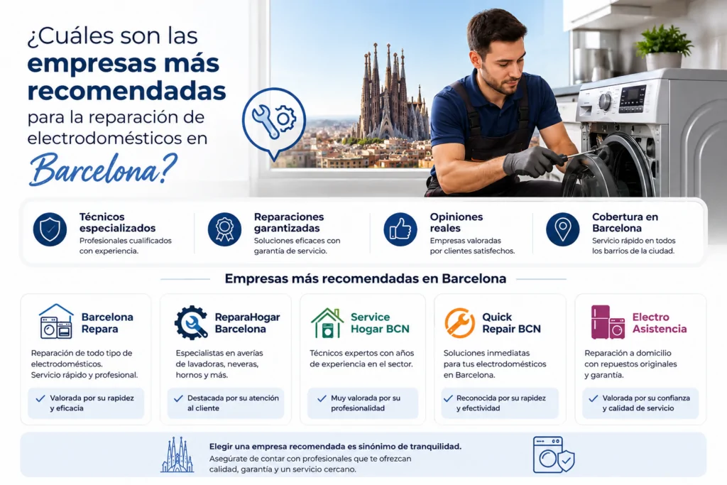 Cuales son las empresas mas recomendadas para la reparacion de electrodomesticos en Barcelona 1024x683 - ¿Cuáles son las empresas más recomendadas para la reparación de electrodomésticos en Barcelona?